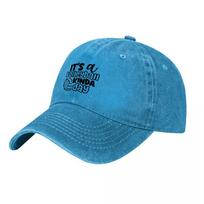 Its a Volleyball Kinda Day Washed Canvas Baseball Cap Unisex Adjustable Hat Sporty Design for Everyday Wear
