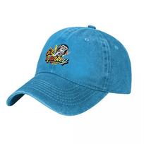Husky Monkey Vintage Washed Canvas Baseball Cap with Colorful Embroidered Logo and Classic Adjustable Fit for Everyday Wear