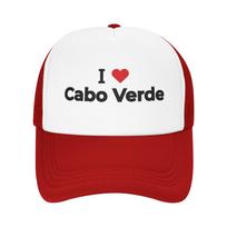 I Love Cabo Verde  Casual Sun Hats For Unisex Women Summer  Outdoor Sports Baseball Cap yk Cool Sunscreen Baseball Caps One Size