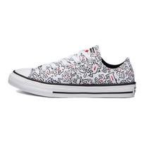 Keith Haring x Converse Chuck Taylor All Star Kids Low Canvas Shoes White Black 371861C 35