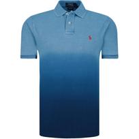Polo Ralph Lauren Tie-Dye Washed Gradient Small Pony Logo Embroidered Short Sleeve Polo Shirt Men tops 710800446-001 S