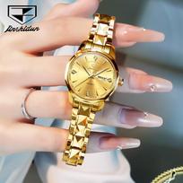 JINSHIDUN Automatic Mechanical Watch with Double Calendar Water Resistance and Luminous Ladies' Watch