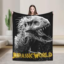 Jurassic World Indominus Rex Blanket  Warm Print Plush Throw Blanket For Home Decor Picnic Flannel Bedspread Bed Cover 30x40in