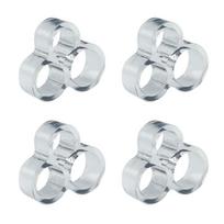 1/4/8 vnt PVC rankenų durų kamštis, skaidrus, apsaugotas nuo susidūrimo padėklas miegamasis Transparent-4PCS
