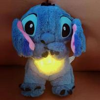 Stitch pliušinė lėlė Kūdikio miego palydovas Garso raminanti muzikinė mėlyna