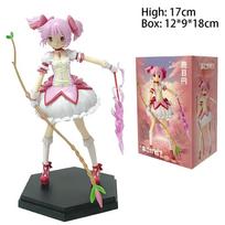 17cm Kaname Madoka Magic Girl PVC Anime Figure Action Model Toy Gift for Fans Collection