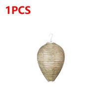 Wasp Nest 11x8.7inch Decoy Hornets Deterrents Non-Toxic Fake Nest Bee Decoy Beehive Lanterns Hanging Patio Garden Repellent Trap