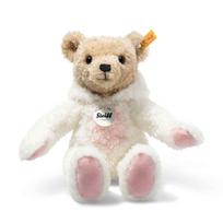 Steiff Hoodie Teddy Bear Size Item Number 114052 Bunny, 27, White, smėlis