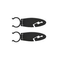 Simple Style Paddle Board Accessory Clip Plastic Black 4 Pc Size#2pcs juoda