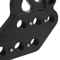 Footpeg Lowering Bracket Drop Kit for SUR-RON Light Bee X/S, CNC Aluminum Peg Relocation Mounts (Black,17*10.5*3cm) juoda