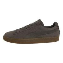 PUMA Suede Classic Unisex žemi kedai riedlentei dirbtinės odos patogūs dėvėti atsparūs pilkai rudi 363869-01 44 black