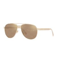 Versace Stilingi metaliniai piloto stiliaus akiniai nuo saulės rudi 2459656 VE22091252V3-Brown 58 auksas