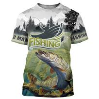 Laisvalaikio vasaros žvejybos modelio vyriški marškinėliai trumpomis rankovėmis 3D spausdinti gatvės hiphopo marškinėliai su raide „Fish Tops Tee 6XL“ XXL black