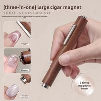 3 viename katės akies magnetinis nagų dailės įrankis Stiprus cilindrinis magnetas profesionaliam nagų dizainui Galingo magnetinio efekto lazdelė 1PCS