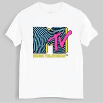 Vyriški drabužiai Retro marškinėliai Vintage roko hiphopo televizijos marškinėliai Vasaros unisex laisvalaikio marškinėliai Mtv muzikos televizijos marškinėliai su grafiniais elementais marškinėliai #Spalva(4) S juoda