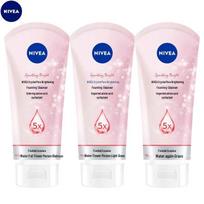 Nivea Crystal Clear Brightening Foaming Cleanser 3-Pack