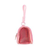 For Tamagotchi Paradise Transparent Storage Pouch With Lanyard Virtual Pet Game Console Portable Clear Display Bag rožinė