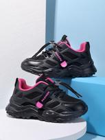 Kvėpuojantys pavasario/vasaros tinkliniai bėgimo bateliai vaikams - Unisex tėčio stiliaus kedai studentams Size 31