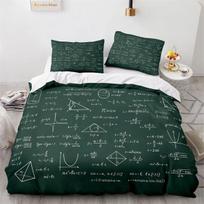 Mathematical Formulas Math Equations Soft Duvet Cover Suitable for Children Young Boys plus Young Girls Who Love Mathematics Scholars Comfortable 120*200cm Single