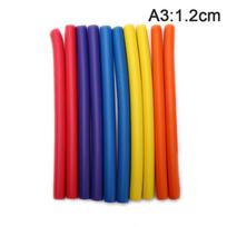 10pcs Flexible Hair Curling Rod Hair Curler Makers Soft Foam Bendy Twist Curls 1.2cm