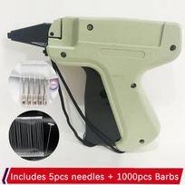 1000 Barbs+5 Needles Clothes Garment Price Label Tags Gun Marking DIY Apparel Tagging Guns Sewing Craft Tools