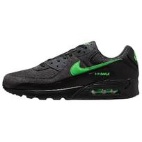 Nike Air Max 90 Tinklelio, Odos Atsparūs Trinčiai Žemi Bėgimo Bateliai Vyriški Juodi Žali DM0029-015 40