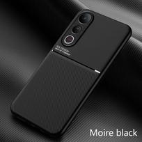 Tvirtas neslystantis magnetinis dėklas Vivo V50 Lite 5G, apsauginis galinis dangtelis Coque Fundas Capa vivo V50 Lite 4G juoda