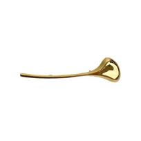 Metallic Leaf Brooch Featuring Safety Lock Mechanism Suit Corsage Badge Pin For Sensitive Skin And Special Occasion auksas