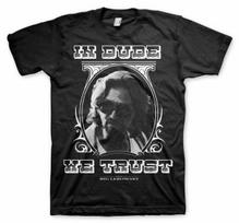 Officially Licensed The Great Lebowski IN Dude We Trust Mens T S-XXL Sizes M