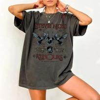 Stevie Nicks 2026 Tour Shirt, Vintage Rock Concert charcoal color T shirt S