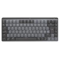 „Logitech MX Compact“ mechaninė belaidė klaviatūra su apšvietimu – Šiaurės šalių klaviatūra su „Clicky Switch“.