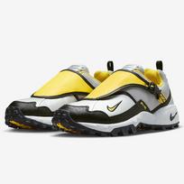 NIKE Men's Casual Shoes ACG AIR EXPLORAID Sneakers 42.5 juoda pilka spalva/geltona