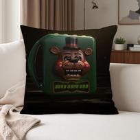 Fear Film F-Fnaf 2 Cool Pillow Case Suitable For Bedrooms Living Rooms Cars Home Decoration Peach skin 18*18(CM)-1Pcs