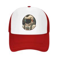 SpaceUnisex Mesh Trucker Hats for Unisex Women Adjustable Casual Fashion Baseball Caps for Outdoor Activities One Size