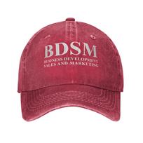 Spring BDSM Business DevelopUnisext Sales And Marketing Baseball Cap Sun SunProof Print Unisex Unisex Casual Hippie Baseball Caps One Size