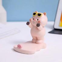 Pig Butt Resin Phone Stand For Office Desk With Unique Design Suitable For Giftgiving Style C