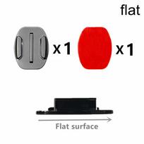 Sports Camera Helmet Holder Pad Flat Curved Mounts Adhesive Sticker For GoPro Hero Xiaomi Yi 4K