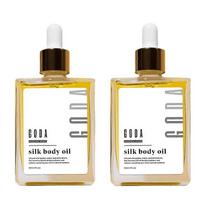 2x GODA šilkinis kūno aliejus, Goda parfumuotas aliejus, vonios ir dušo aliejus lygiai, sudrėkintai odai - 50ml