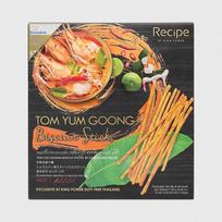Recipe Tom Yum Goong Biscuit Sticks by King Powder 180 g - Thai Snack 1 pc