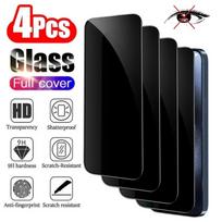 5 vnt. Anti-Spy viso ekrano privatumą sauganti grūdinto stiklo ekrano apsauginė plėvelė iPhone 15 Pro Max 11 12 13 14 Plus ProMax 13/14/15ProMax iphone 15 Pro Max juoda