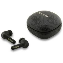 Guess PU 4G Metal Logo ENC TWS belaidės ausinės juodos spalvos