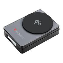 Verbatim Charge 'n' Go Qi2 3-in-1 Magnetic Wireless Power Bank, 10000 mAh, USB-C, Grey