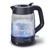 TEFAL Kettle | KO2G08E0 | 2000 W | Electric | 1.7 L | Heat-resistant glass | 360° rotational base | Black/Transparent