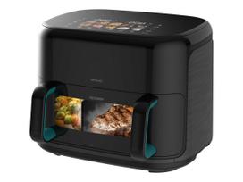 Cecotec Double hot air fryer | Cecofry&Grill Smokin’Prime 11000 | Power 2800 W | Capacity 11 L | Black