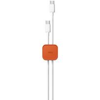 UNIQ Pod self-adhesive cable organizer 8vnt sienna oranžinės spalvos