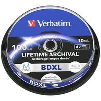 Disc BD-XL Verbatim M-Disc 100GB 4X Inkjet Printable 10vnt 43850