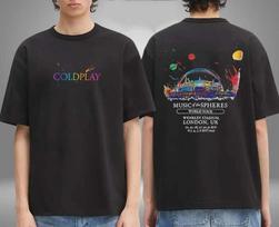 Coldplay Music Of The Spheres World Tour Wembley Stadium London UK T-Shirt. M