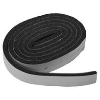 Durų tarpų garso izoliacijos vėjo skydelio kempinės juostelė Black 1.5cm 2 Rolls