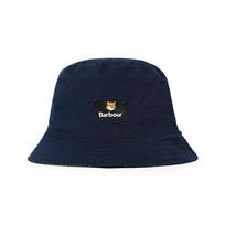 Barbour Mha0836 Mha Ny71 Barber X Maison Kitsune foX Head dvipusė kibirinė skrybėlė MHA0836 MHA NY71 (XS/S)