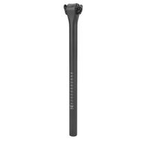 Bike Seatpost Carbon Fiber Lightweight Shock Absorption Bike Seating Accessories Black Gray Silver Matte Finish